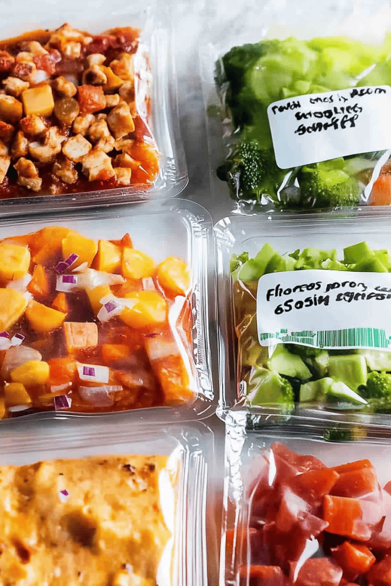 Postpartum freezer meals