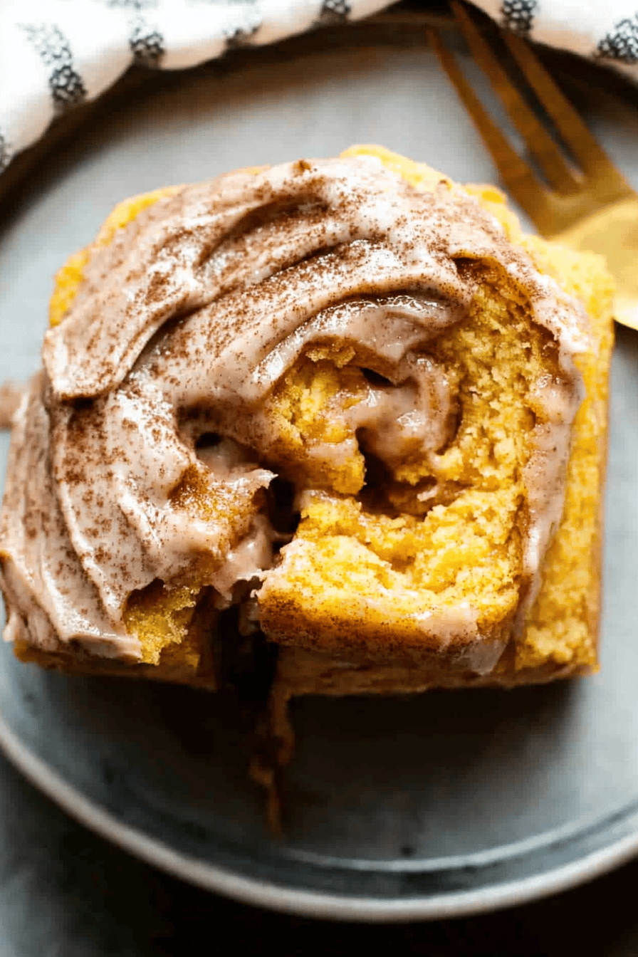 Pumpkin cinnamon rolls