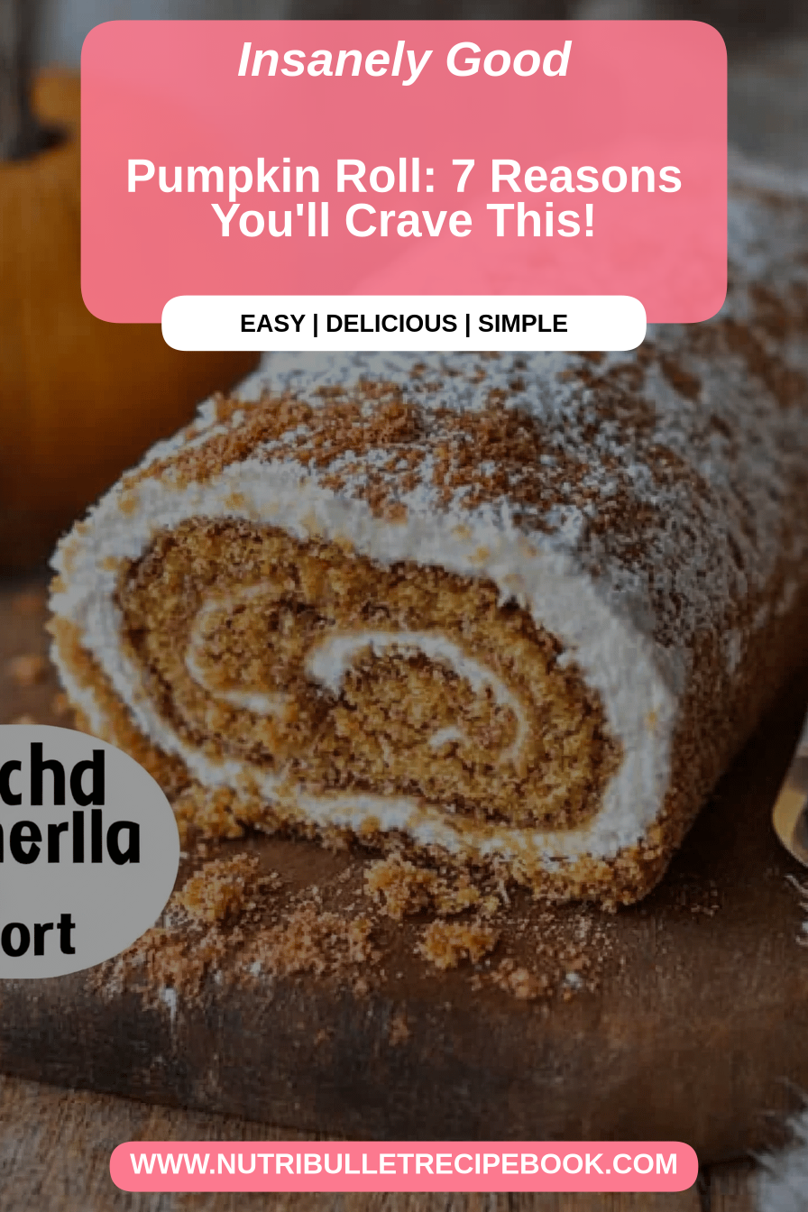 Pumpkin roll final dish beautifully presented and ready to serve