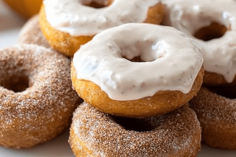 Pumpkin spice donuts