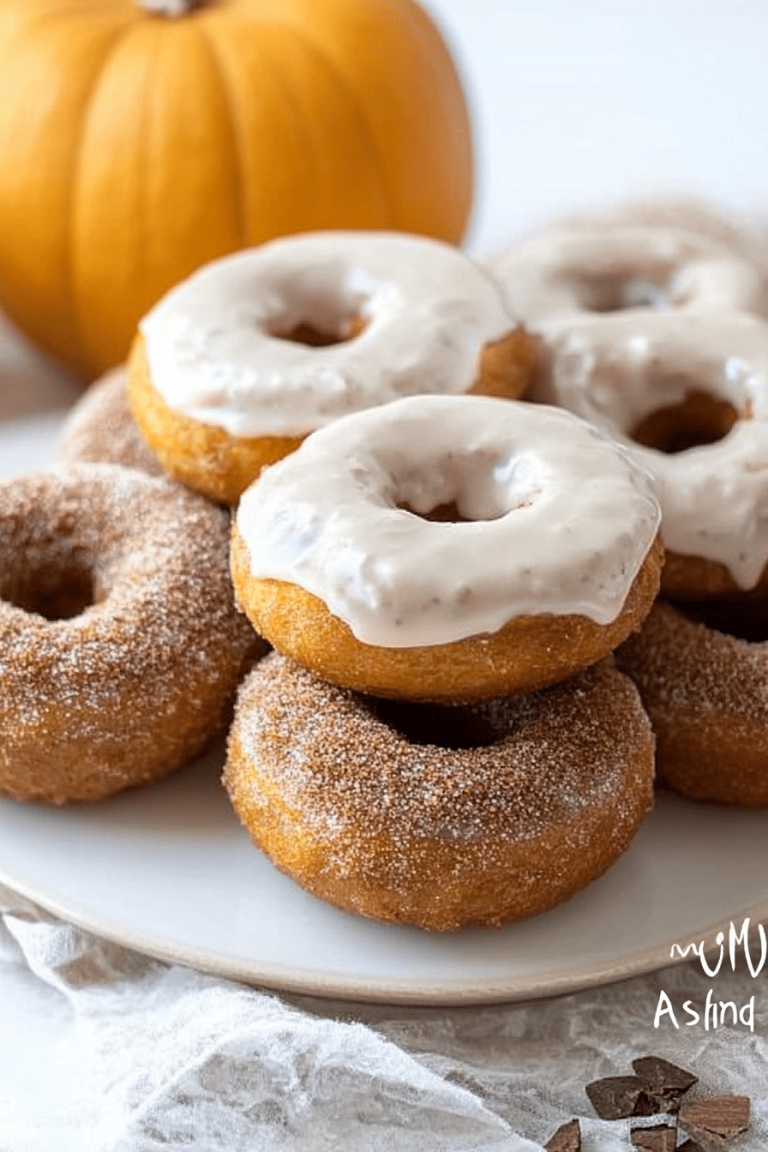Pumpkin spice donuts