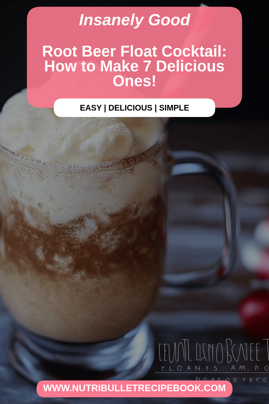 Root beer float cocktail final dish beautifully presented and ready to serve