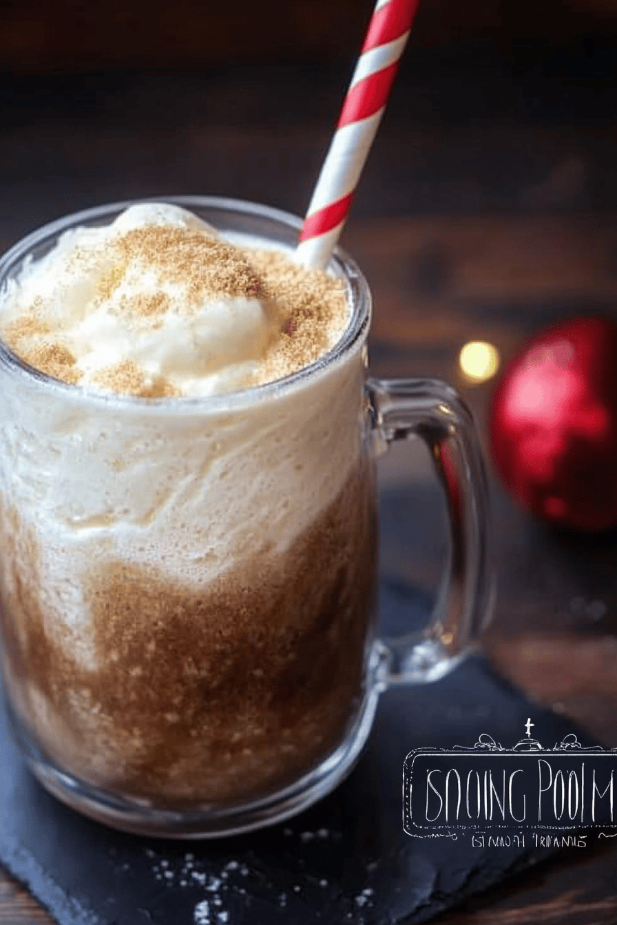 Root beer float cocktail