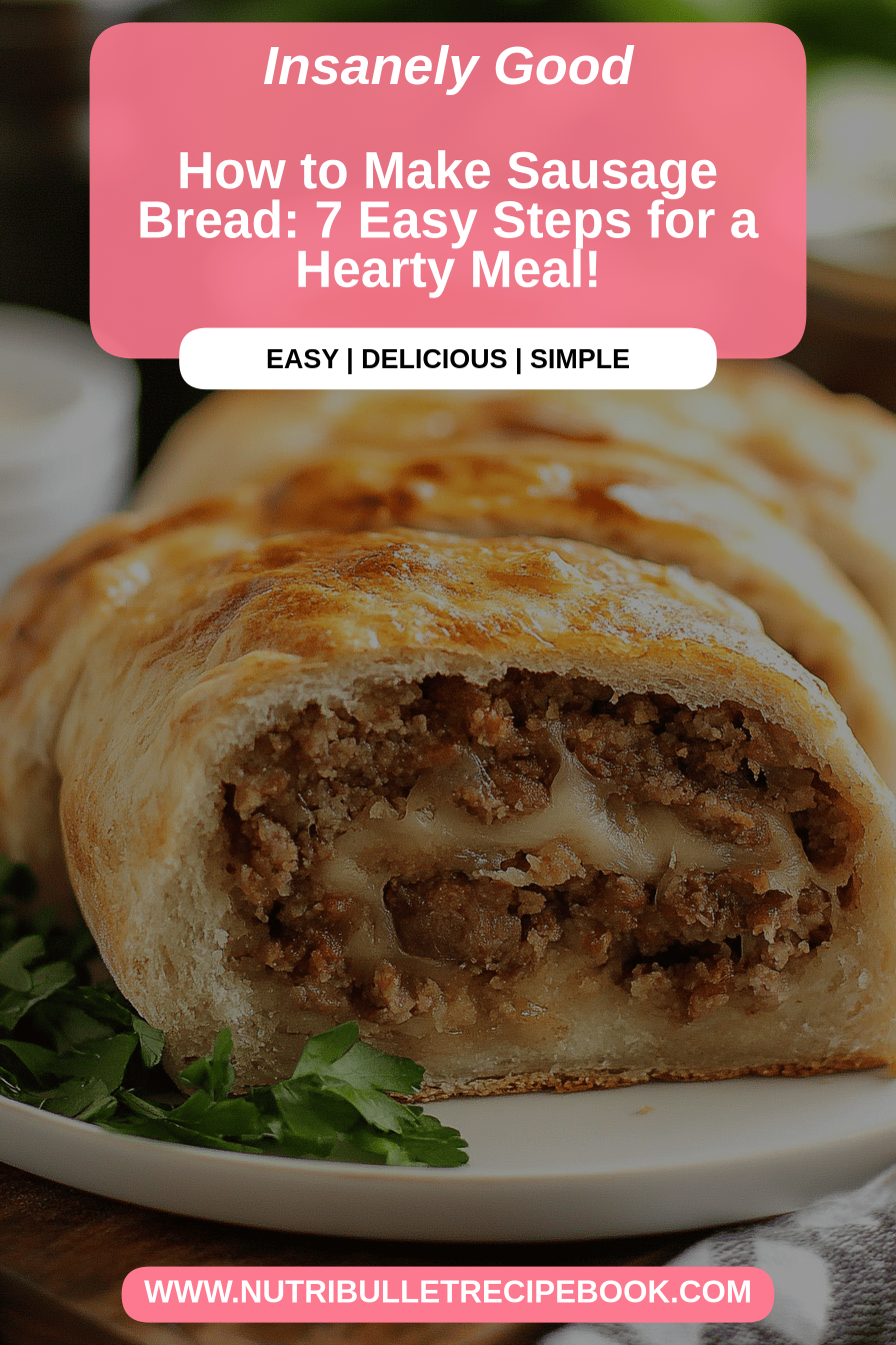 Sausage Bread Recipe final dish beautifully presented and ready to serve