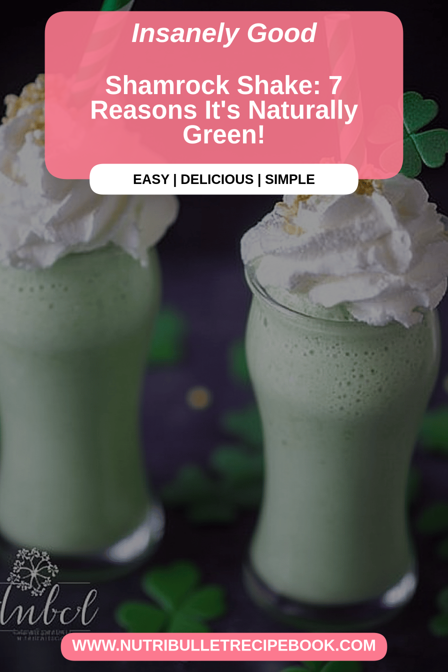 Shamrock Shake final dish beautifully presented and ready to serve
