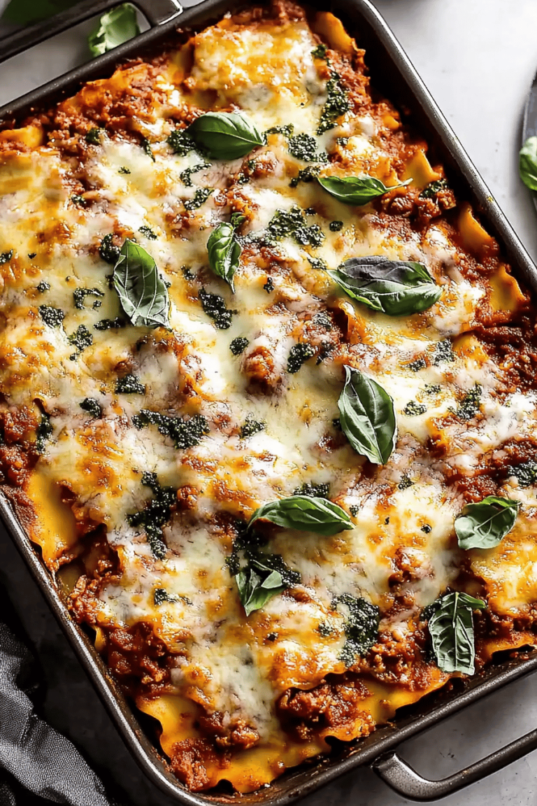 Sheet Pan Lasagna