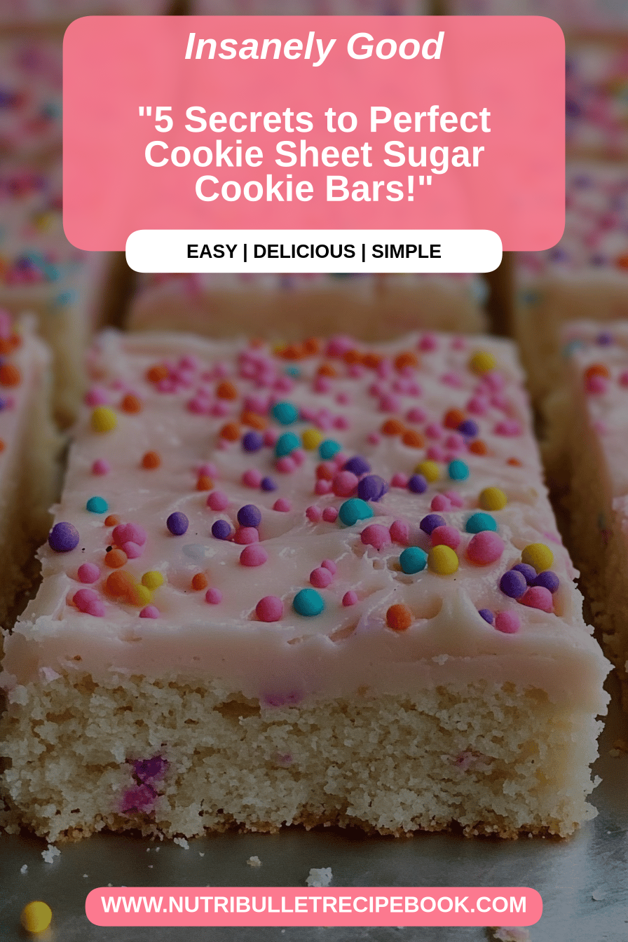 Sugar Cookie Bars final dish beautifully presented and ready to serve
