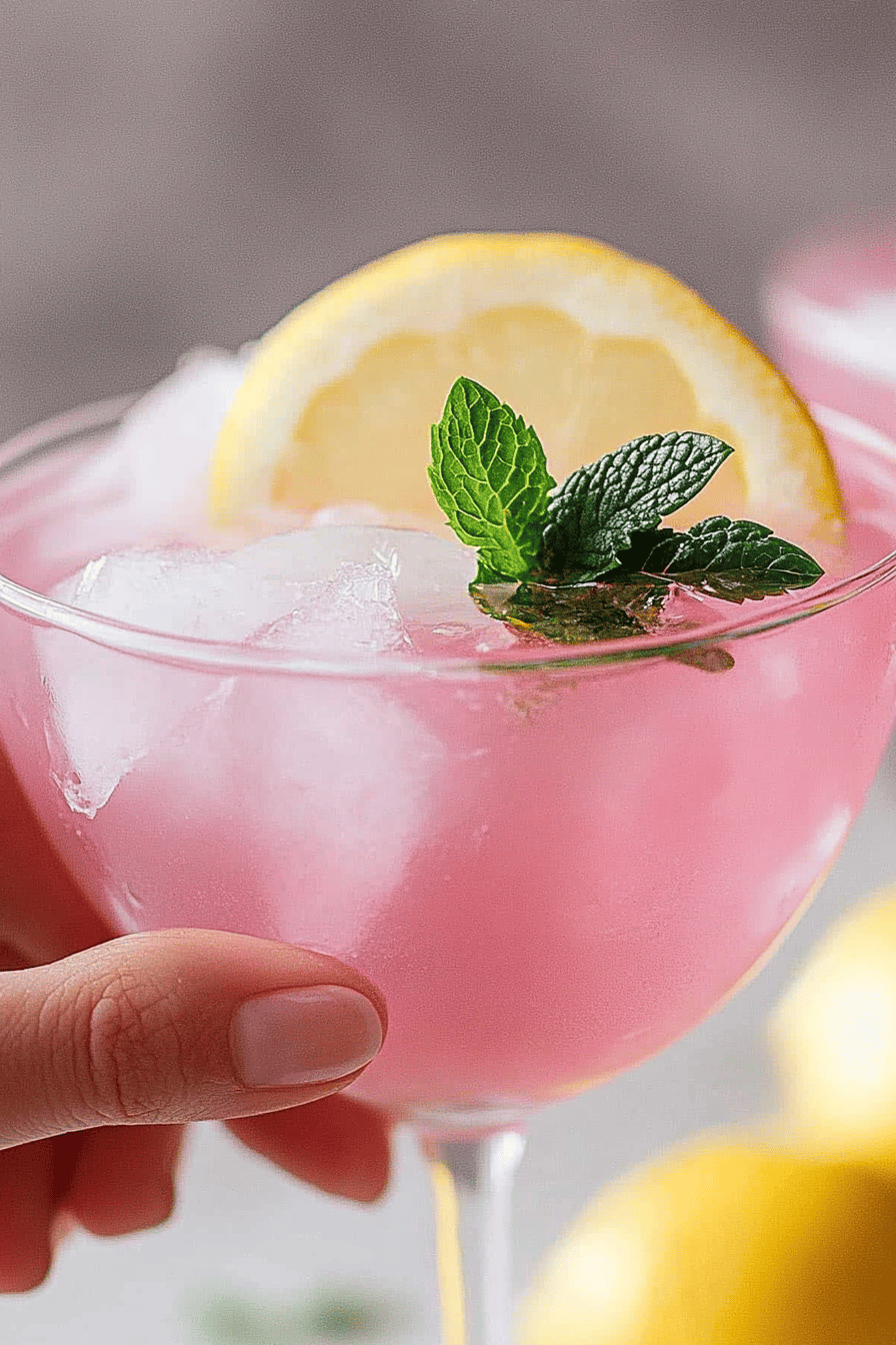 Unicorn gin cocktail