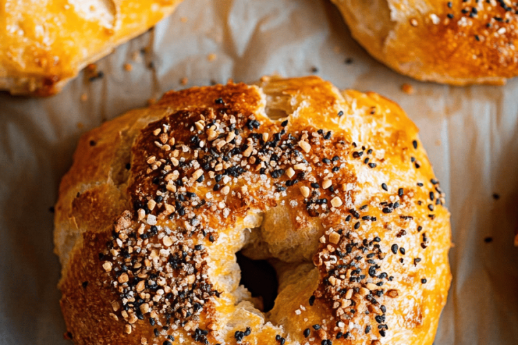 air fryer bagels