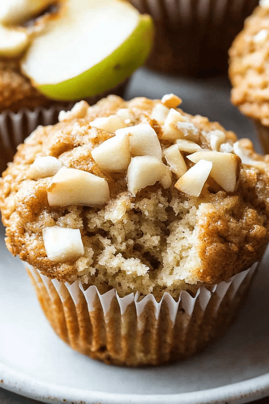 apple coffee cake muffins