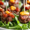 bacon cheeseburger meatballs