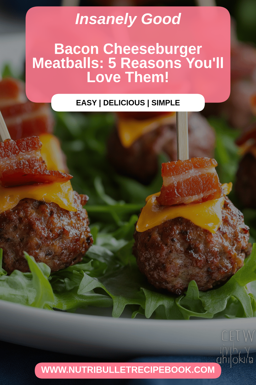 bacon cheeseburger meatballs final dish beautifully presented and ready to serve
