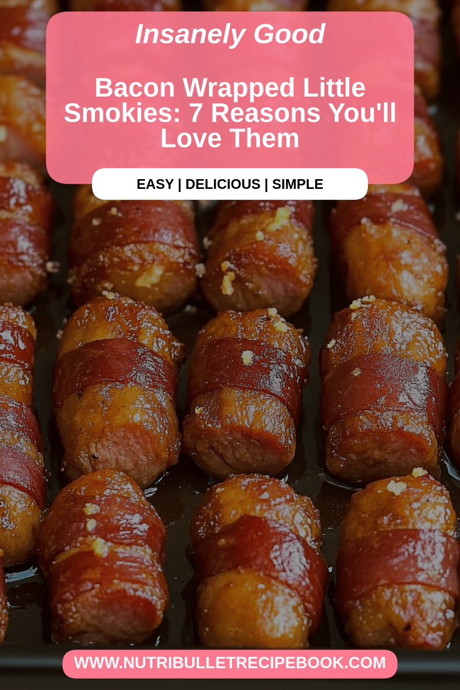 bacon wrapped smokies final dish beautifully presented and ready to serve