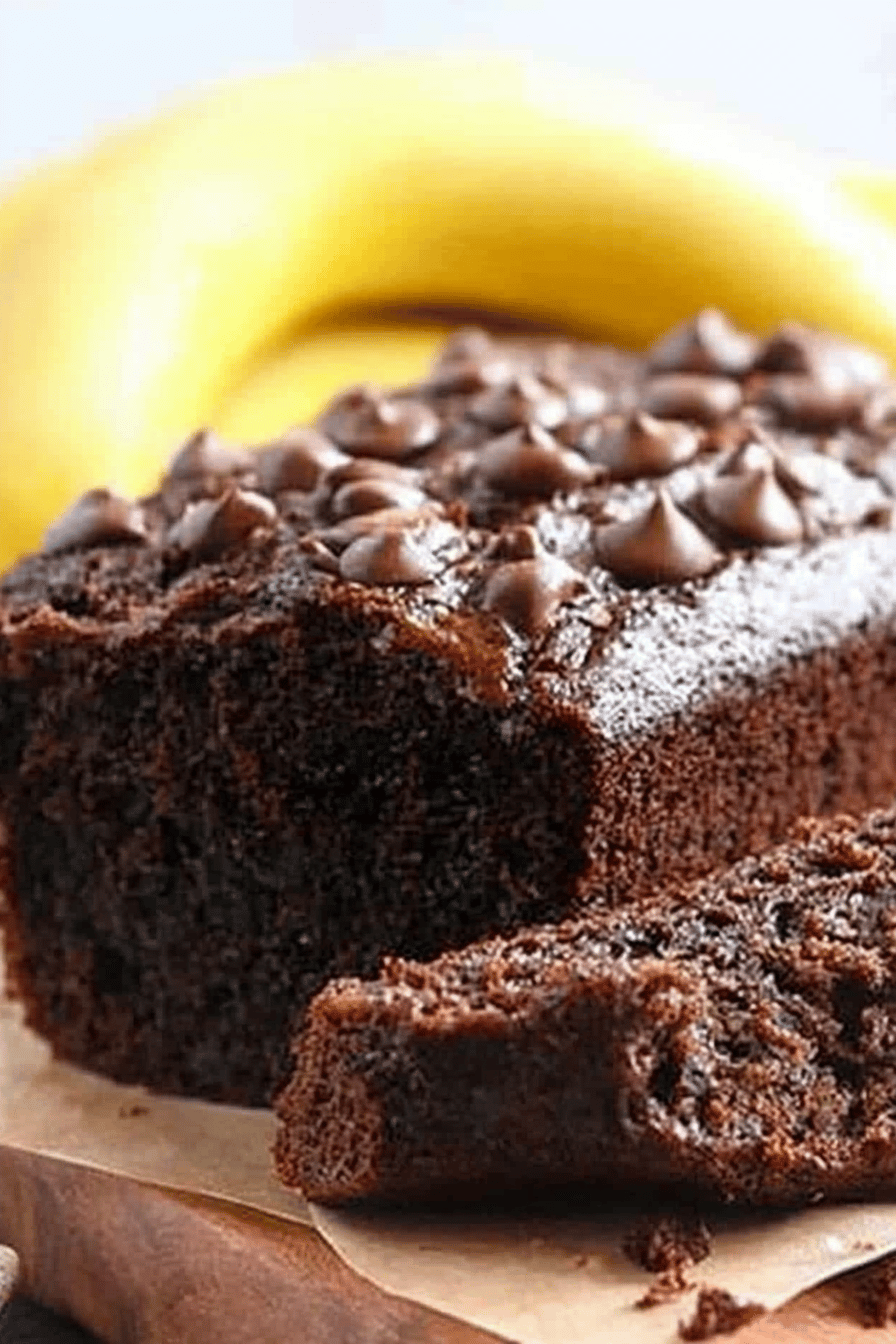 banana bread slice on plate showing perfect texture and swirl pattern