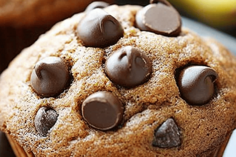banana chocolate chip muffins