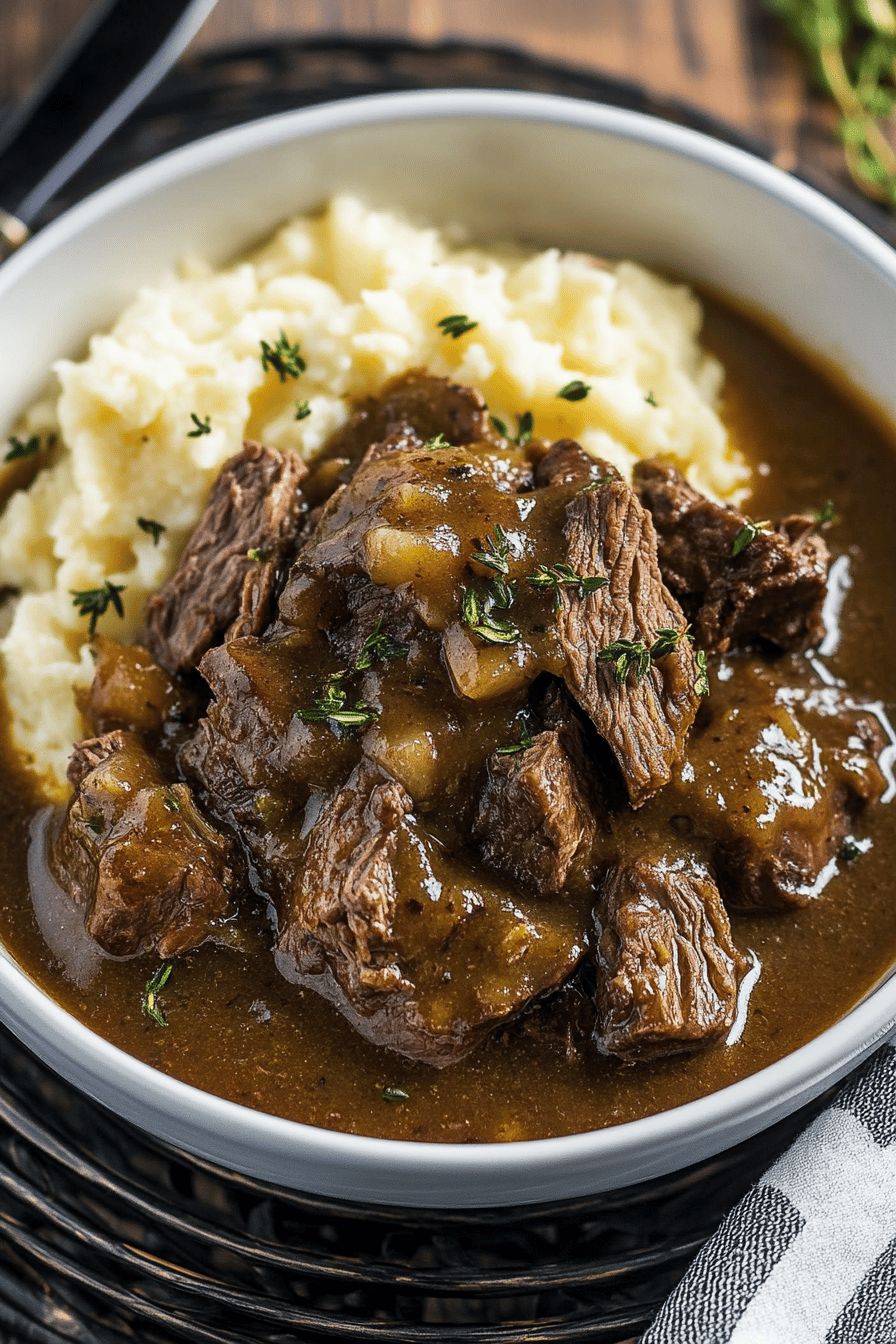 beef tips and gravy