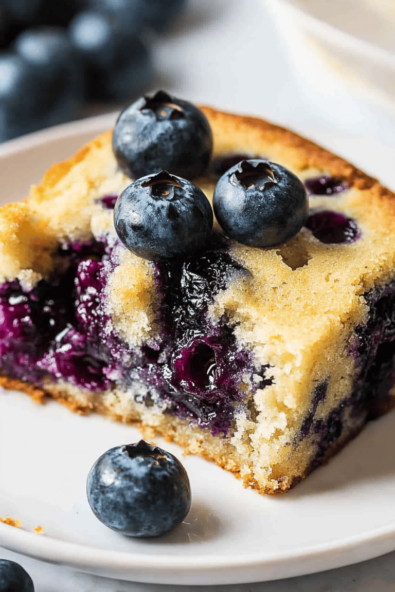 blueberry breakfast cake
