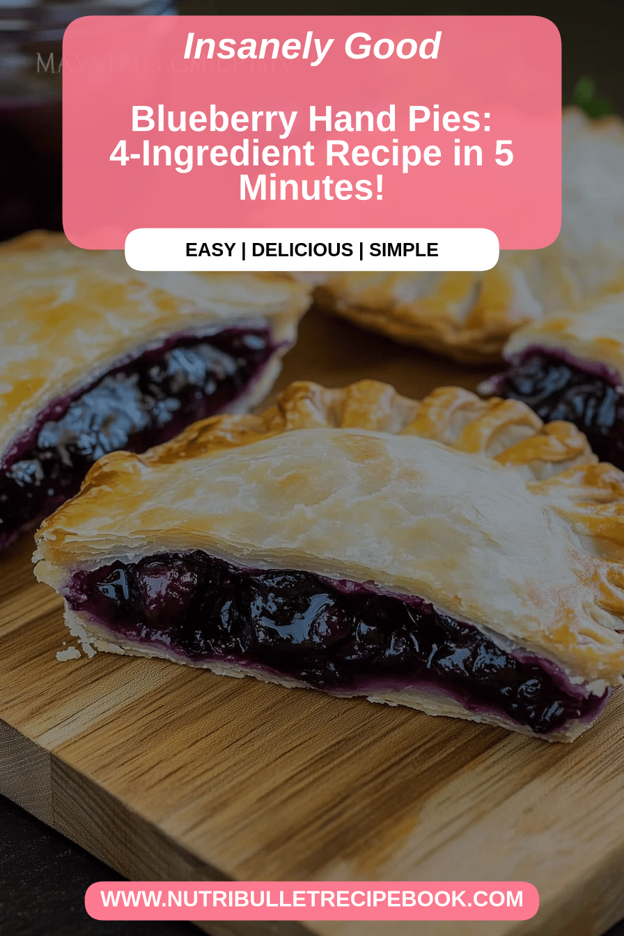 blueberry hand pies final dish beautifully presented and ready to serve