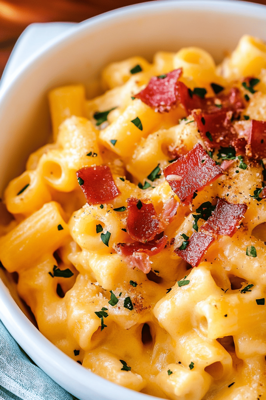 butternut squash mac and cheese ingredients organized and measured on kitchen counter