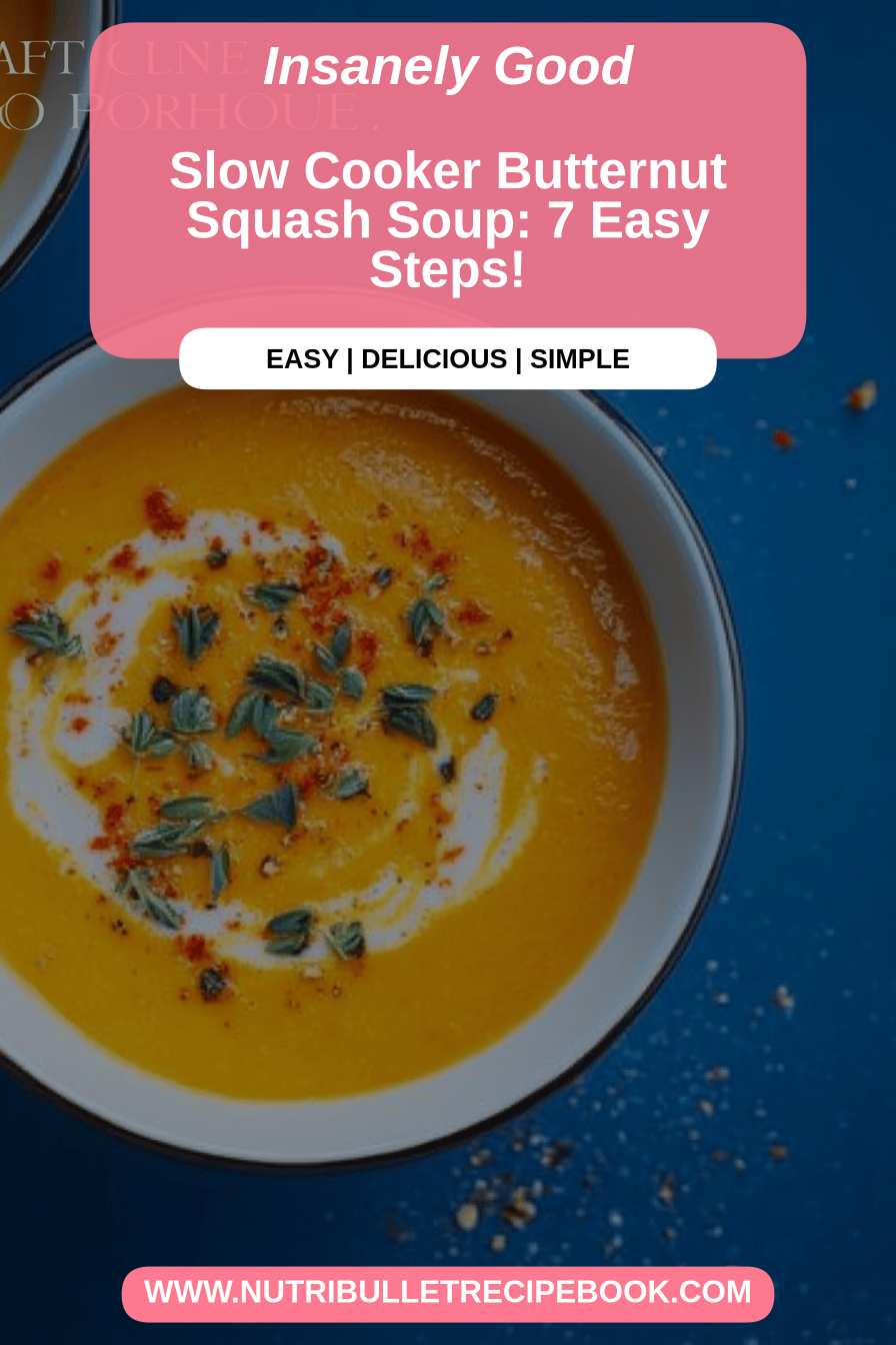 butternut squash soup final dish beautifully presented and ready to serve