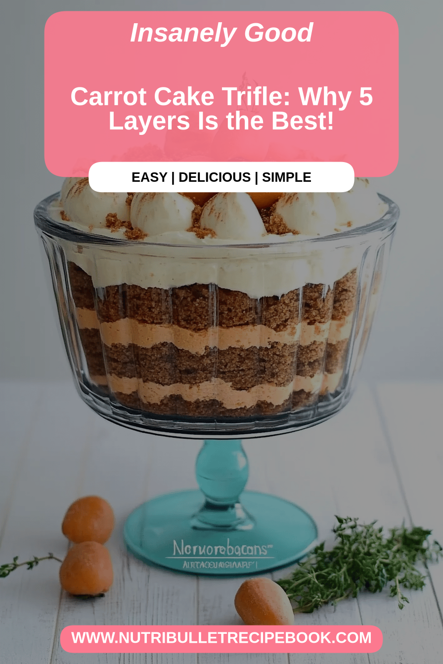 carrot cake trifle final dish beautifully presented and ready to serve