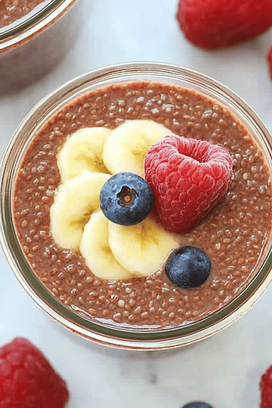chia pudding slice on plate showing perfect texture and swirl pattern