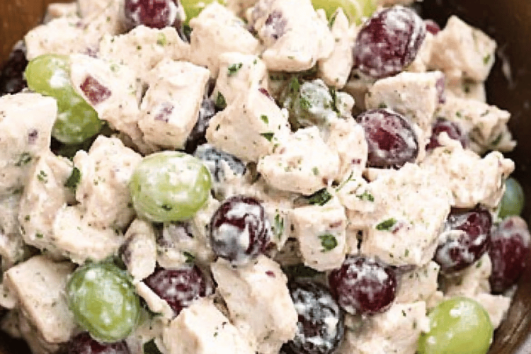 chicken salad with grapes