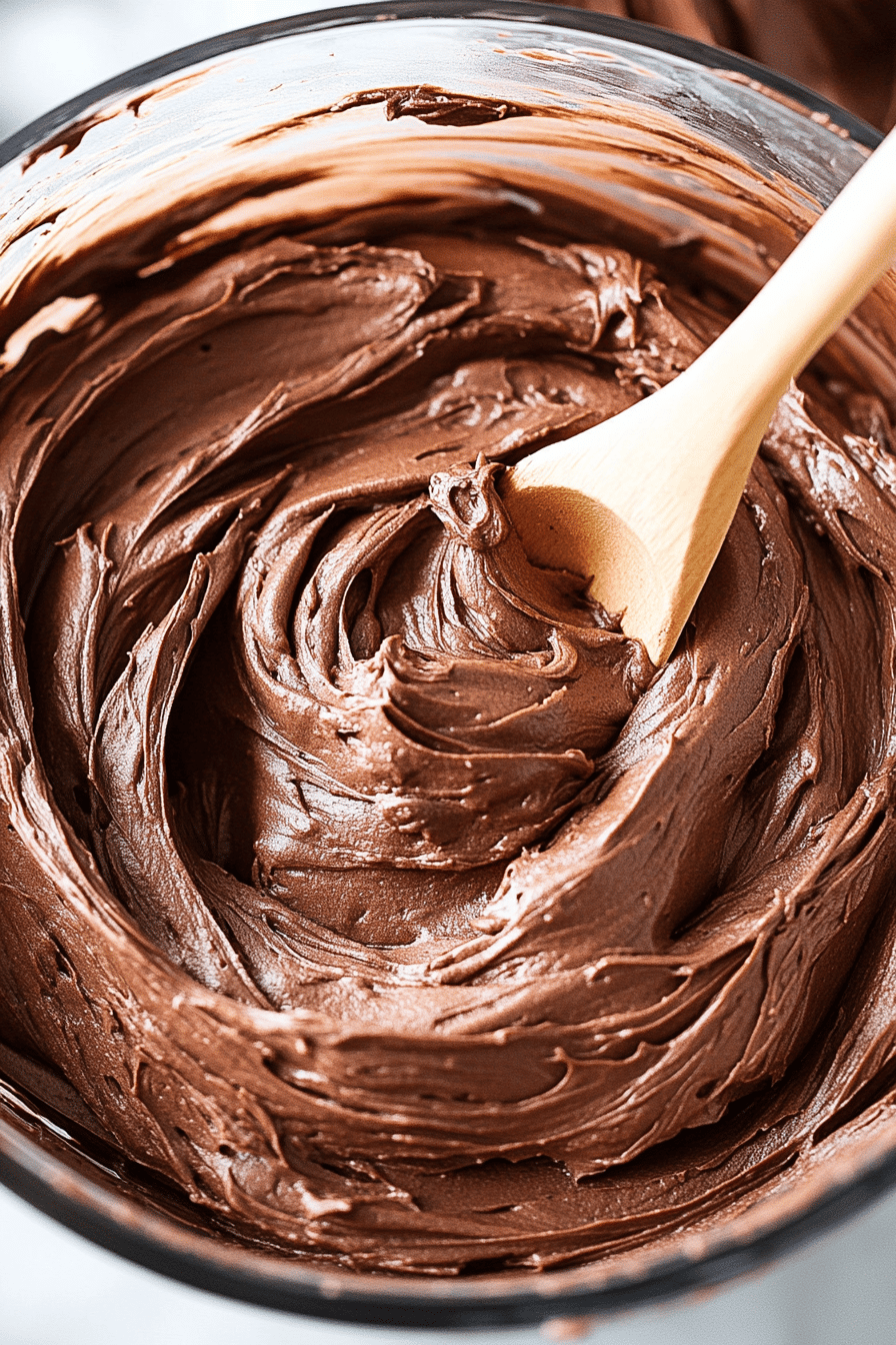 chocolate buttercream frosting ingredients organized and measured on kitchen counter