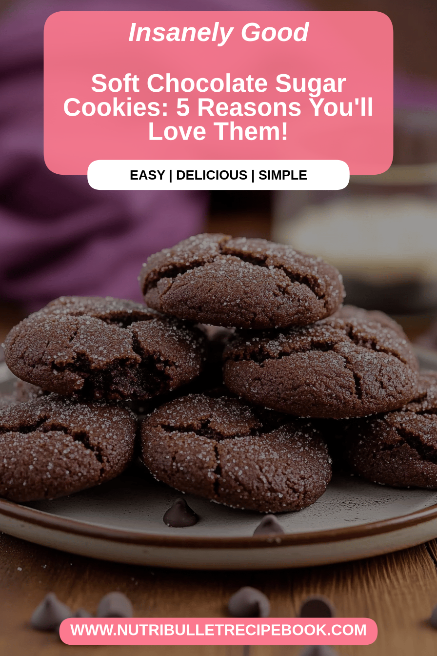 chocolate sugar cookies final dish beautifully presented and ready to serve