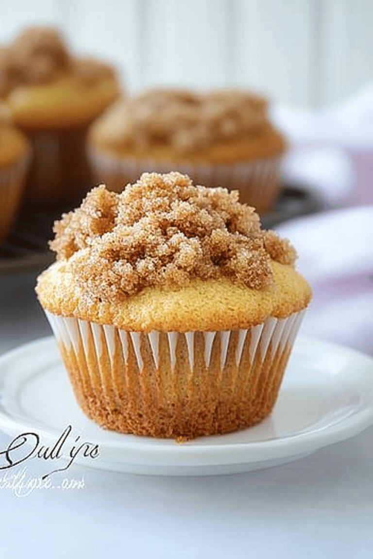 cinnamon streusel muffins