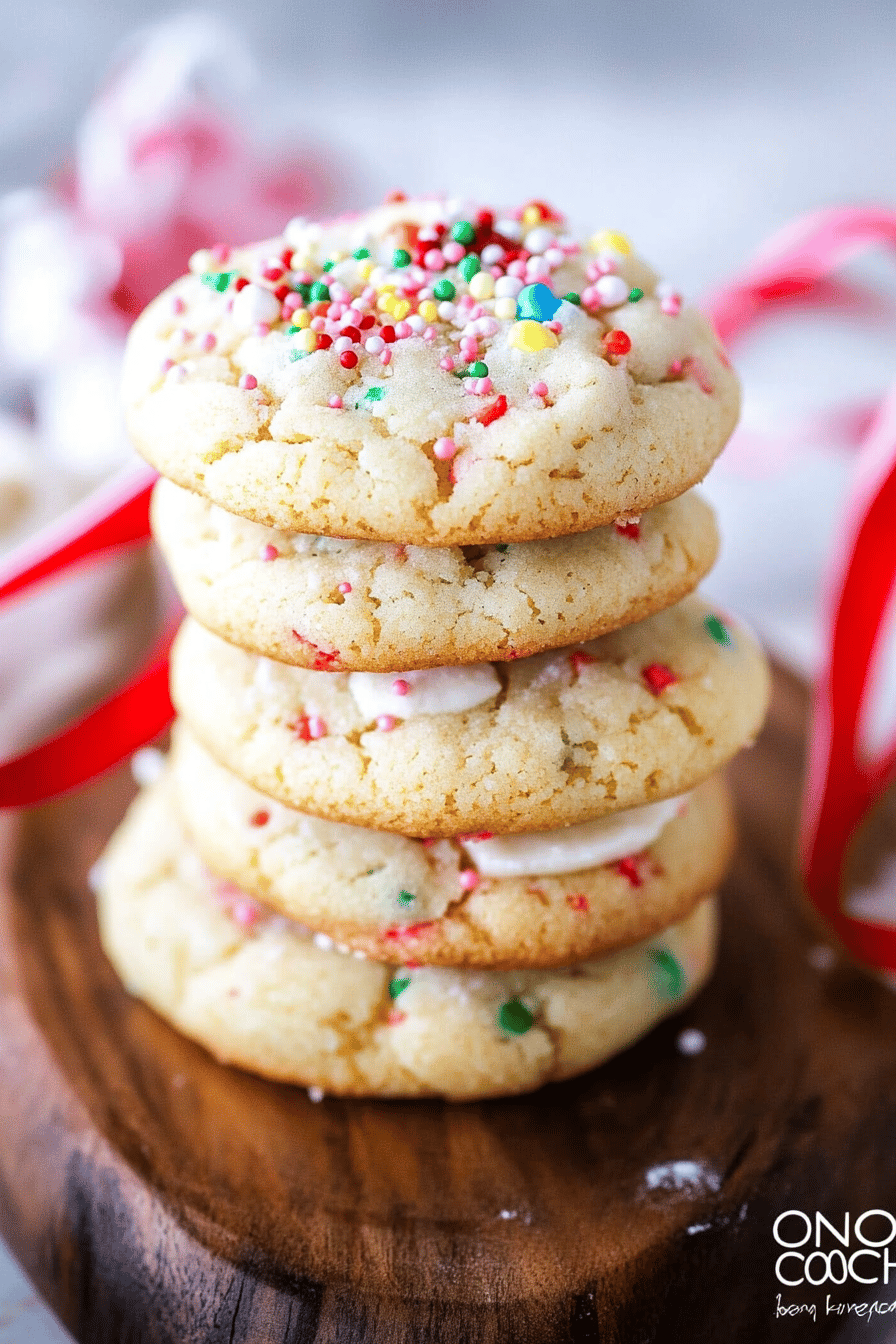 confetti cake mix cookies