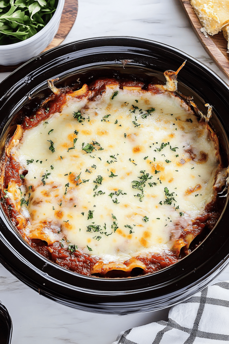 crockpot lasagna