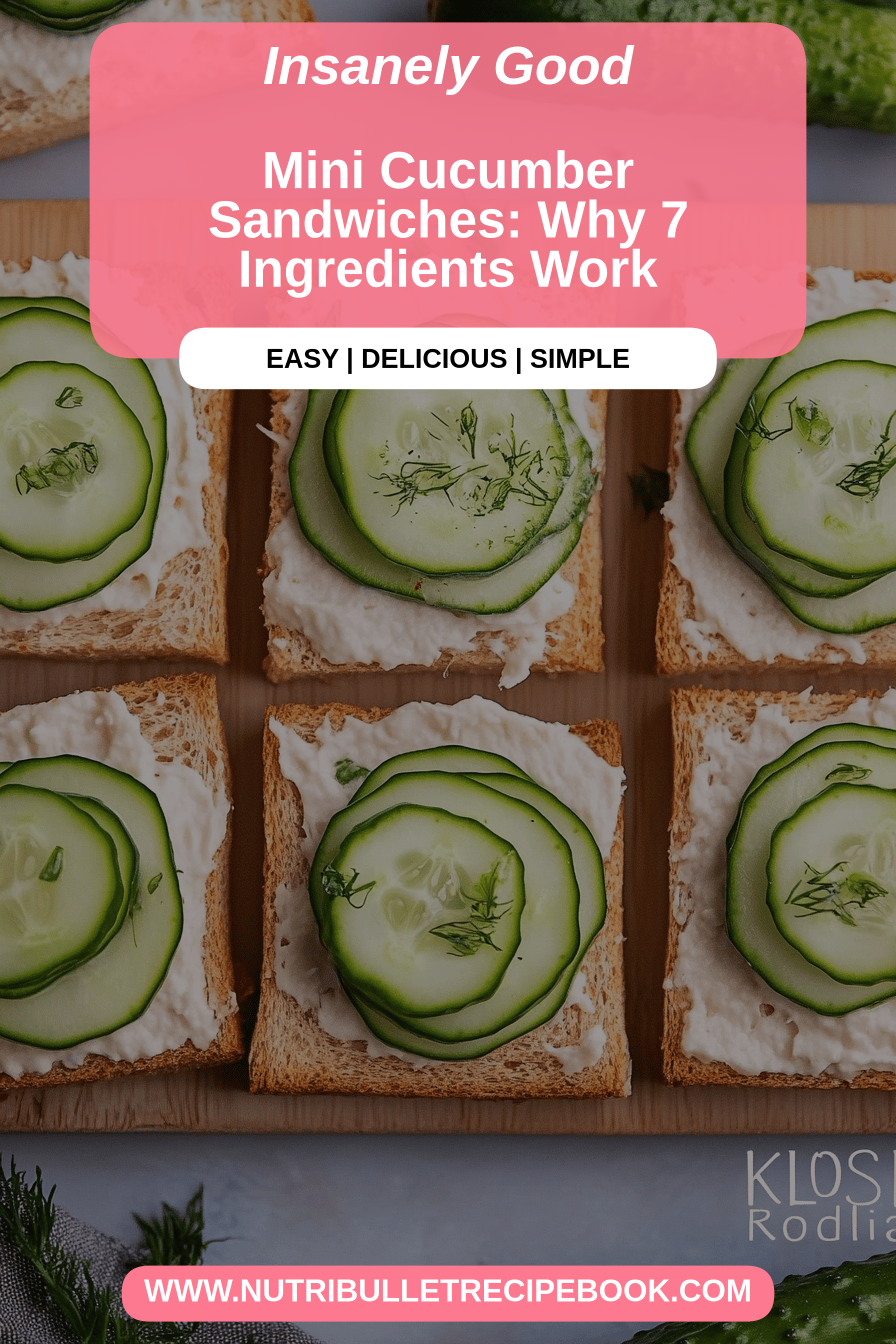 cucumber sandwiches final dish beautifully presented and ready to serve