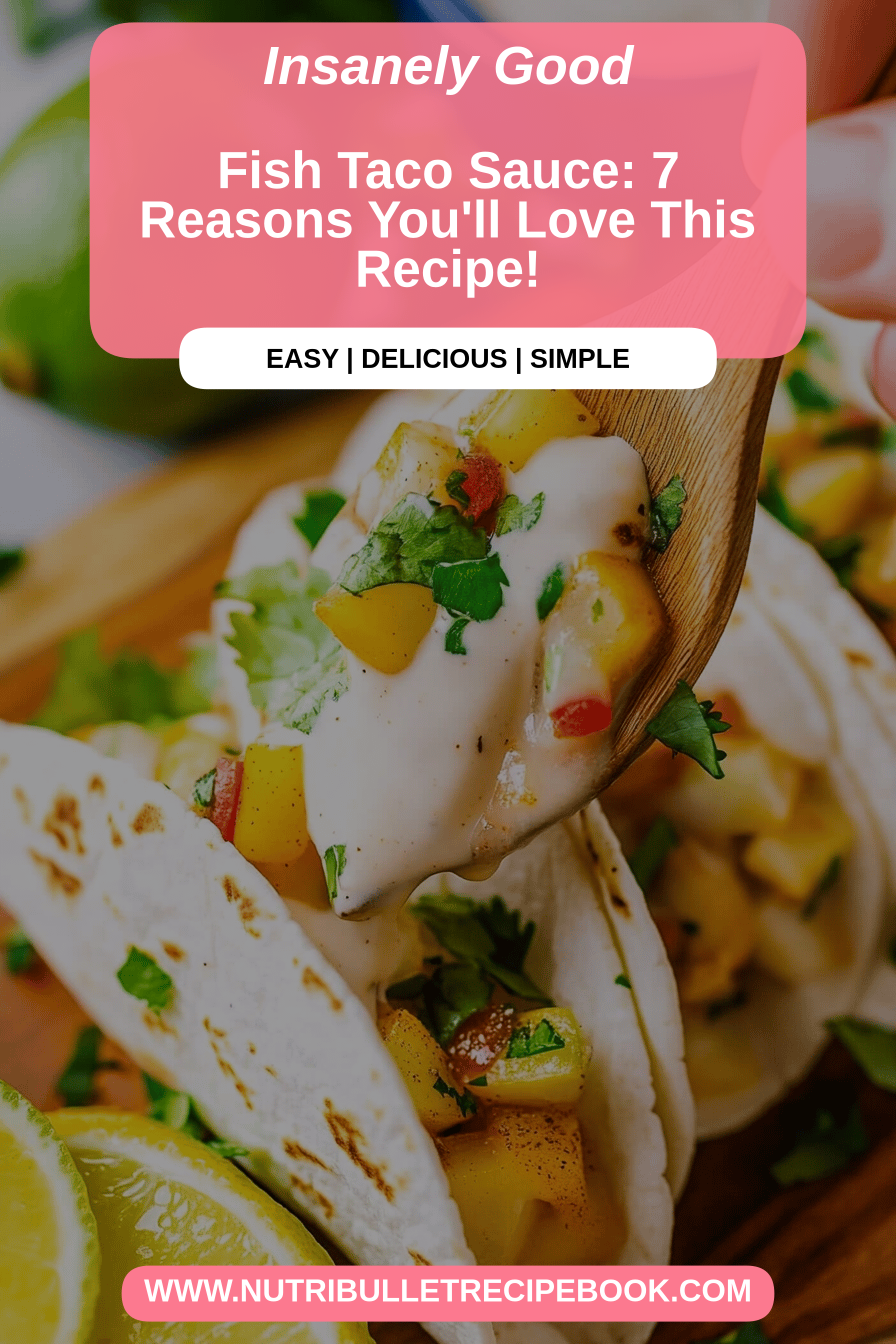 fish taco sauce final dish beautifully presented and ready to serve