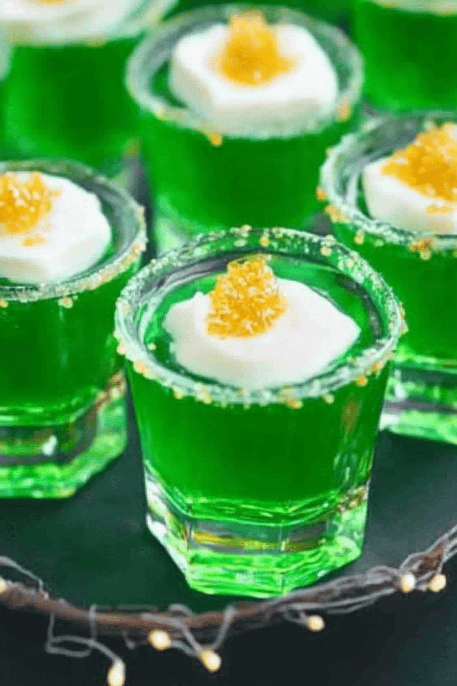 green jello shots