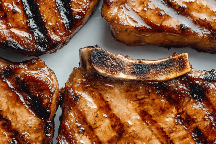 grilled pork chops