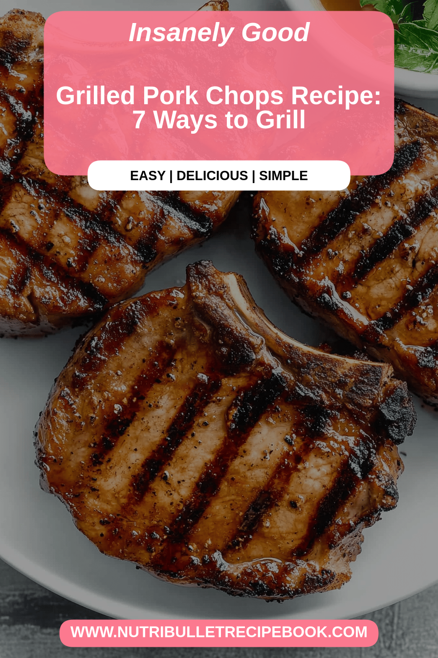 grilled pork chops final dish beautifully presented and ready to serve