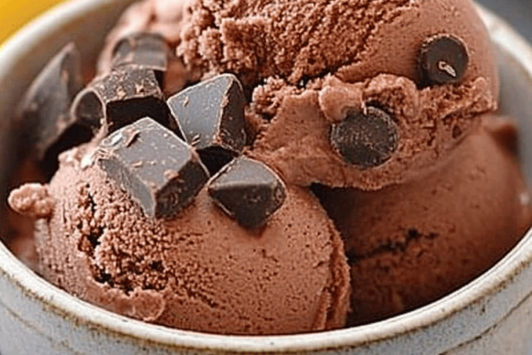 healthy chocolate ice cream