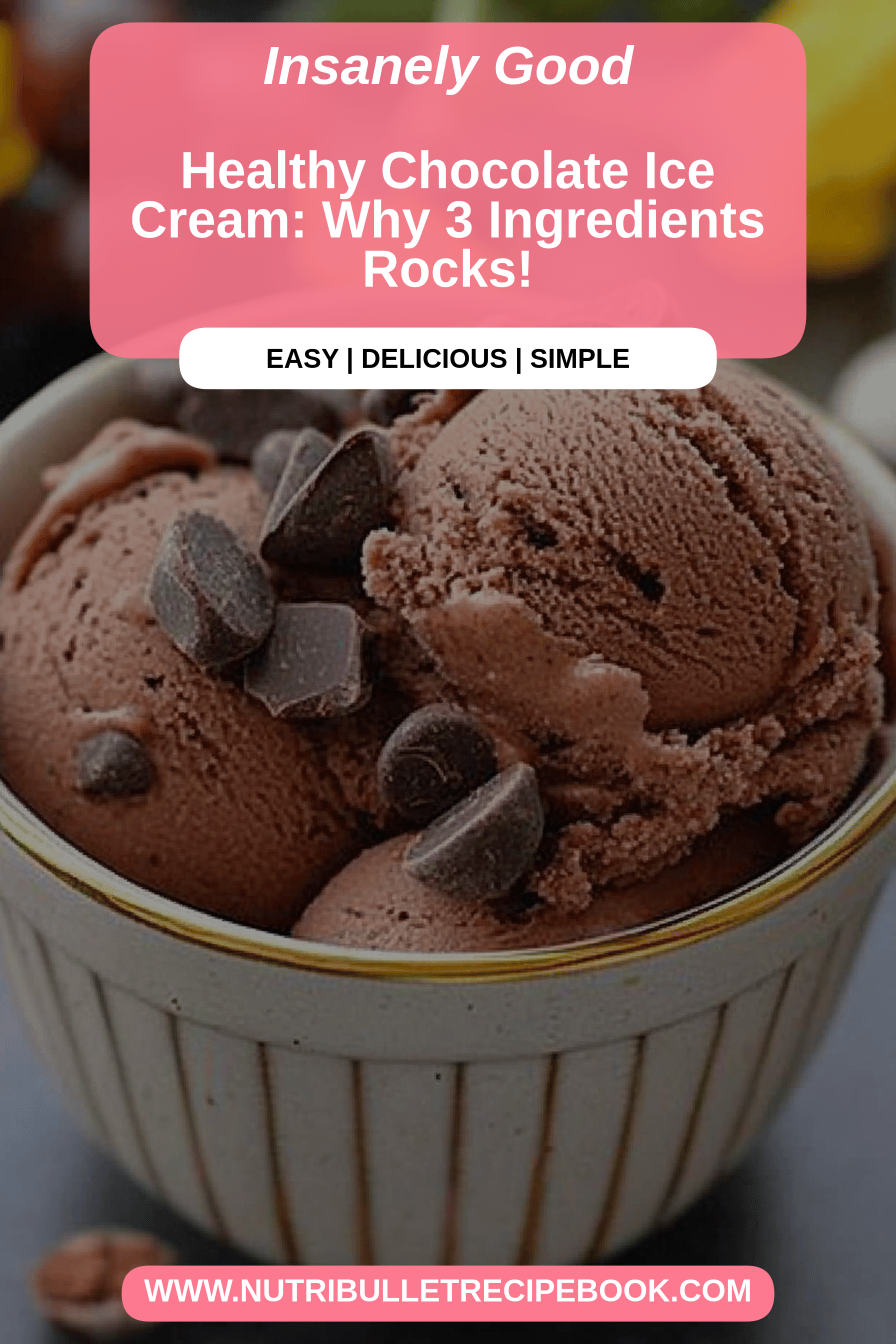 healthy chocolate ice cream final dish beautifully presented and ready to serve