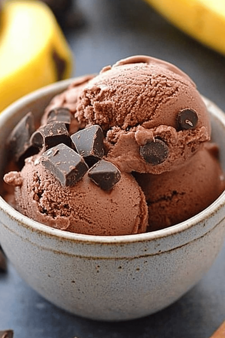 healthy chocolate ice cream