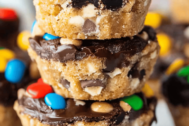 monster cookie cups