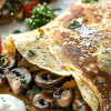 mushroom crepes