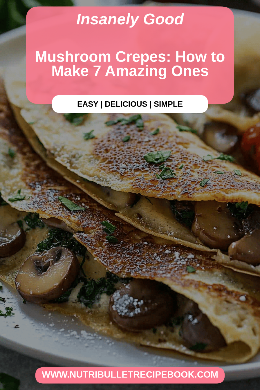 mushroom crepes final dish beautifully presented and ready to serve