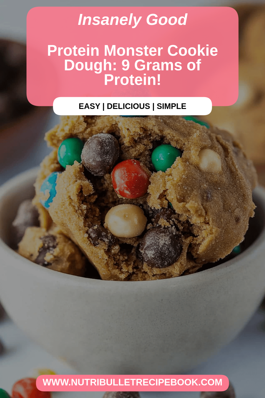 protein cookie dough final dish beautifully presented and ready to serve