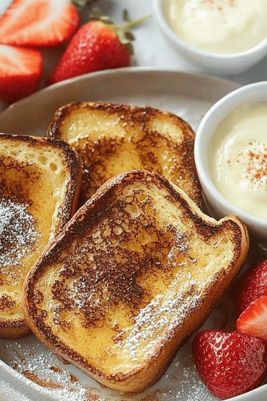sheet pan french toast ingredients organized and measured on kitchen counter