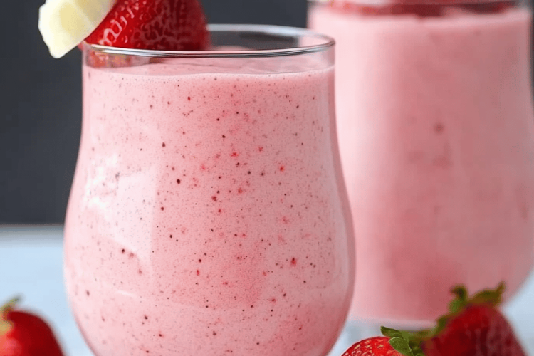 strawberry banana smoothie