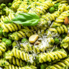 sweet pea pesto pasta