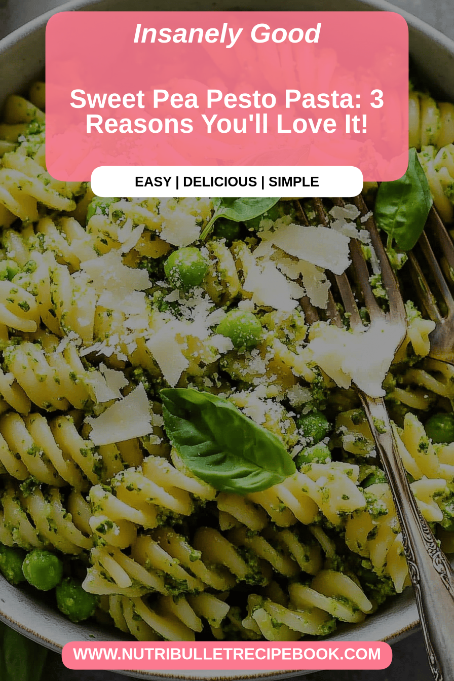 sweet pea pesto pasta final dish beautifully presented and ready to serve