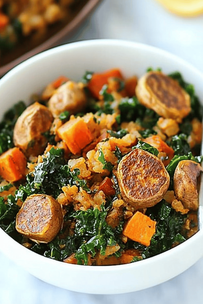 sweet potato kale hash