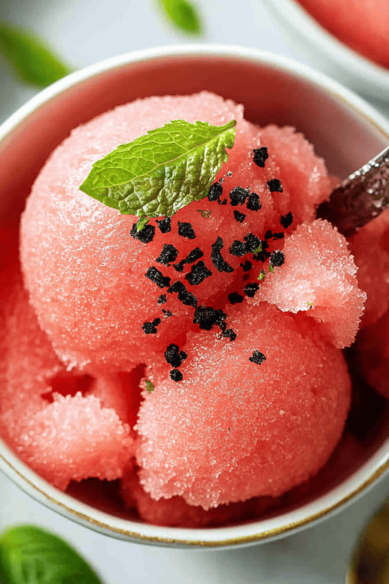 watermelon sorbet